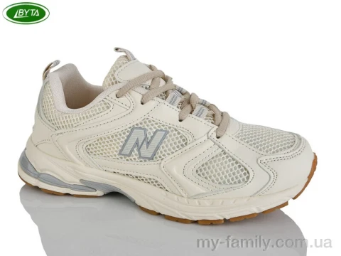 Кросівки штучна шкіра-текстиль бежевий жінки -, Жіночі кросівки оптом