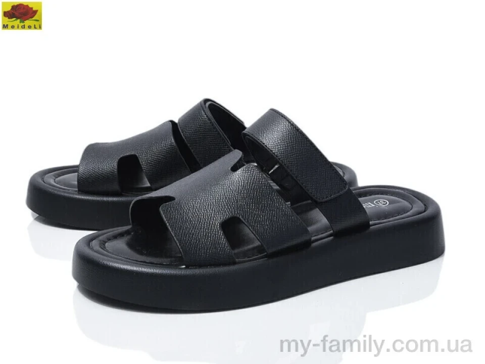 Шльопанці штучна шкіра чорний жінки -, Жіночі шльопанці оптом