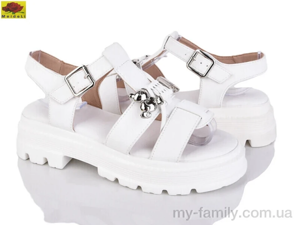 Босоніжки штучна шкіра білий жінки -, Жіночі босоніжки оптом