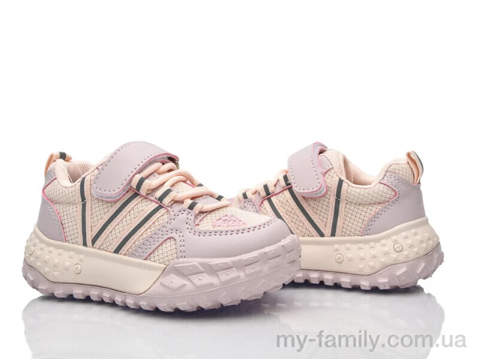 Кросівки штучна шкіра-текстиль рожевий діти дівчинка, Дитячі кросівки оптом