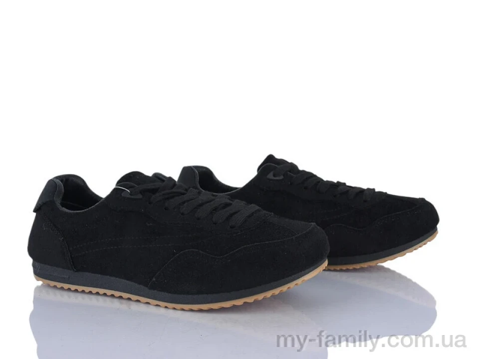 Кросівки штучна замша чорний жінки -, Жіночі кросівки оптом