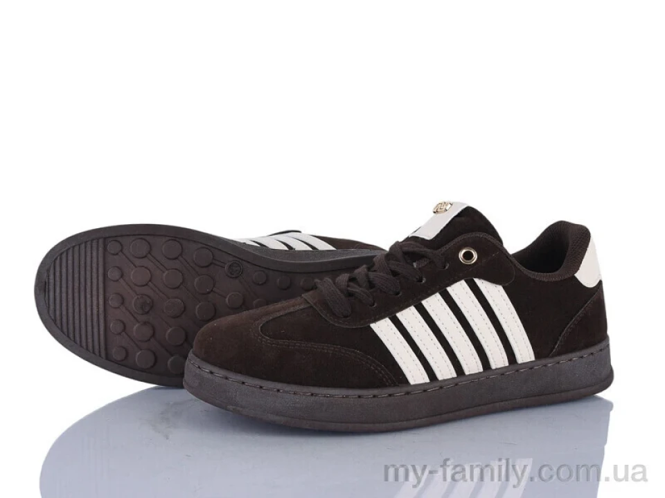 Кросівки штучна замша коричневий жінки -, Жіночі кросівки оптом