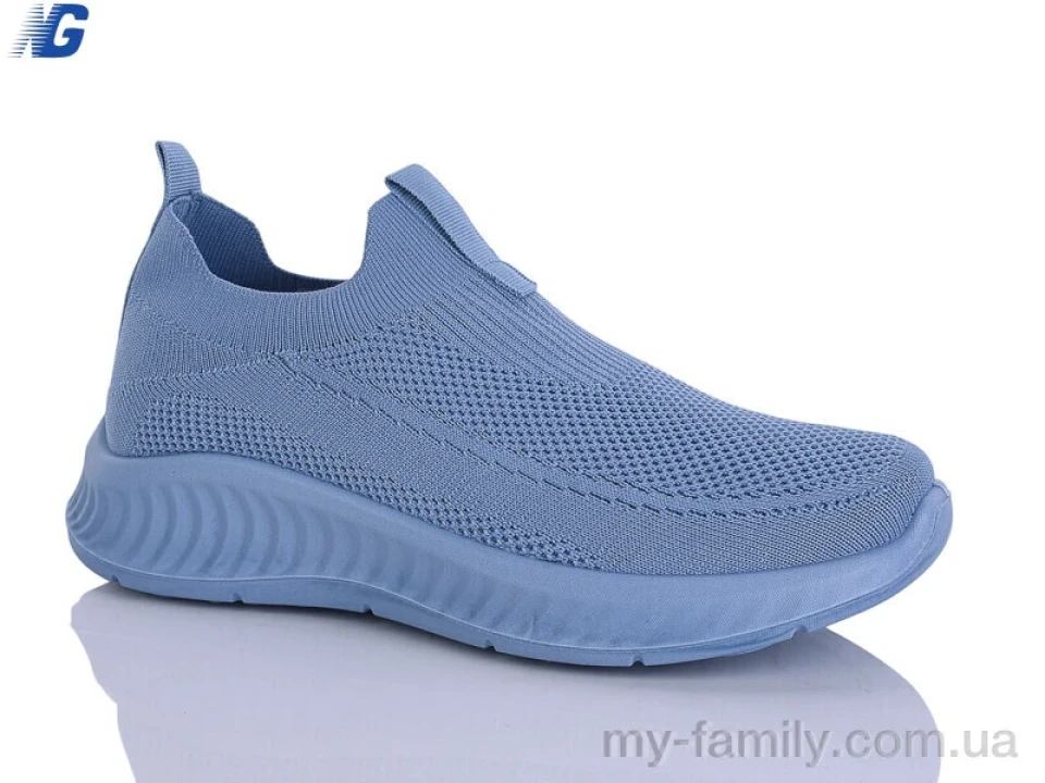 Кросівки текстиль блакитний жінки -, Жіночі кросівки оптом