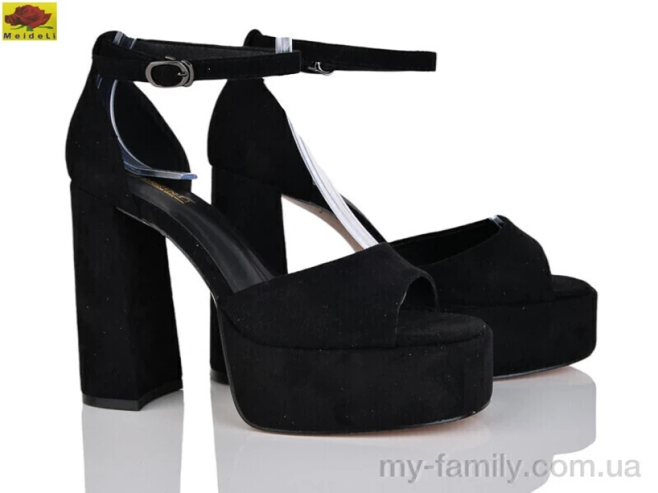 Босоніжки штучна замша чорний жінки -, Жіночі босоніжки оптом