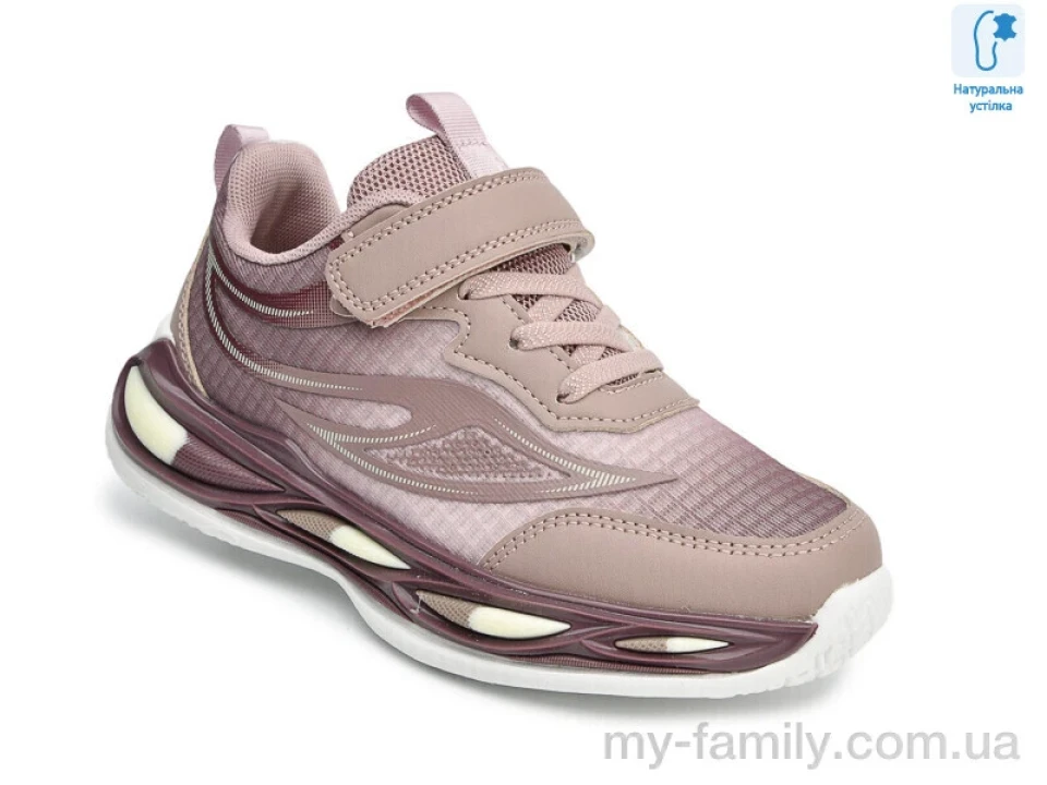 Кросівки штучна шкіра-текстиль рожевий діти дівчинка, Дитячі кросівки оптом