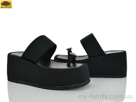 Шльопанці текстиль чорний жінки -, Жіночі шльопанці оптом