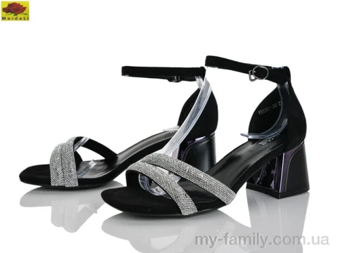 Босоножки искусственная замша черный женщины -, Женские босоножки оптом