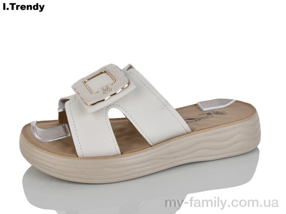 Шльопанці штучна шкіра бежевий жінки -, Жіночі шльопанці оптом