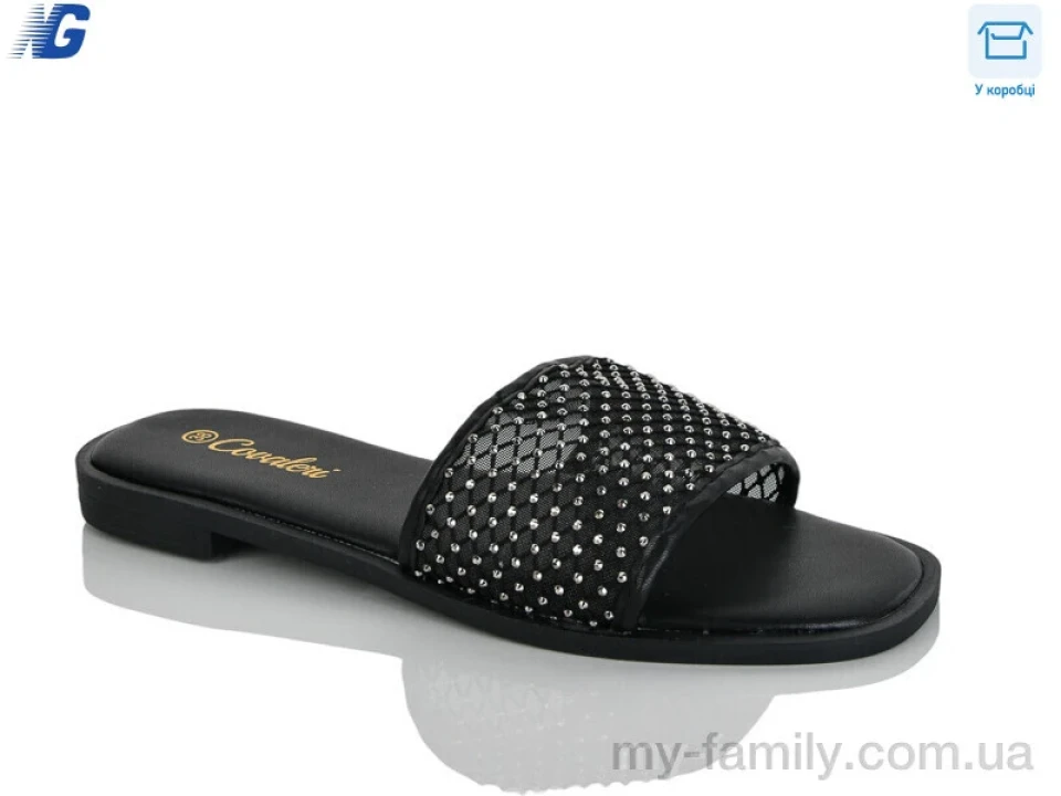 Шльопанці текстиль чорний жінки -, Жіночі шльопанці оптом