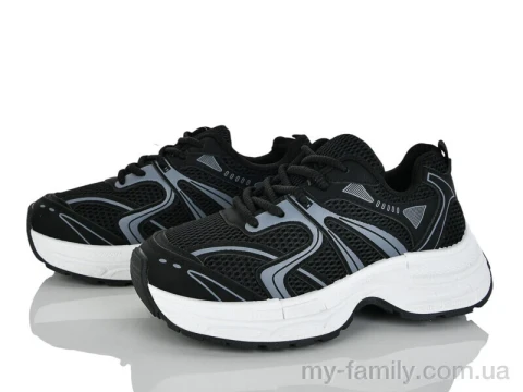 Кросівки штучна шкіра-текстиль чорний жінки -, Жіночі кросівки оптом