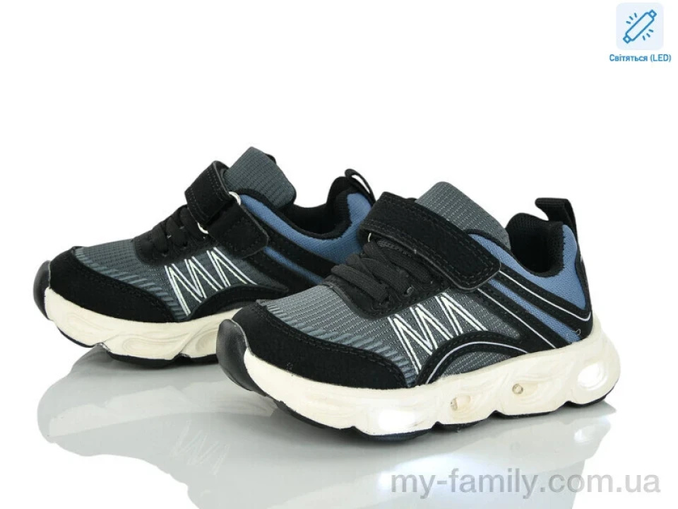 Кросівки штучний нубук-текстиль сірий діти хлопчик, Дитячі кросівки оптом