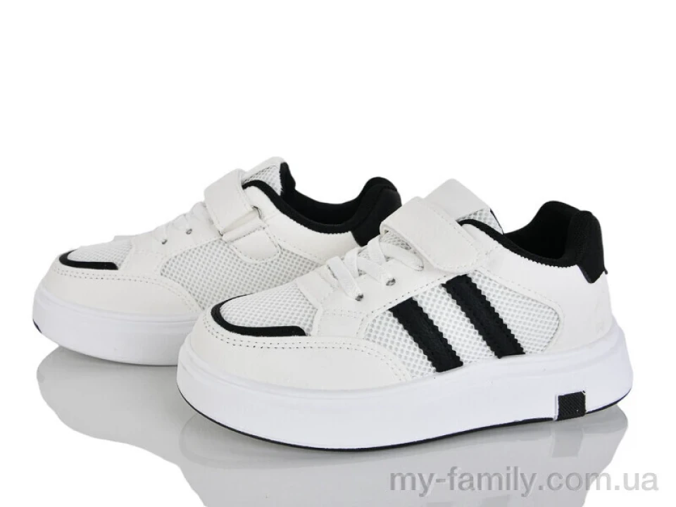 Кросівки штучна шкіра-текстиль білий діти унісекс, Дитячі кросівки оптом