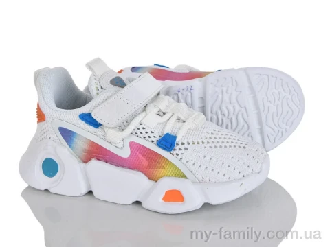 Кроссовки текстиль белый дети унисекс, Детски кроссовки оптом