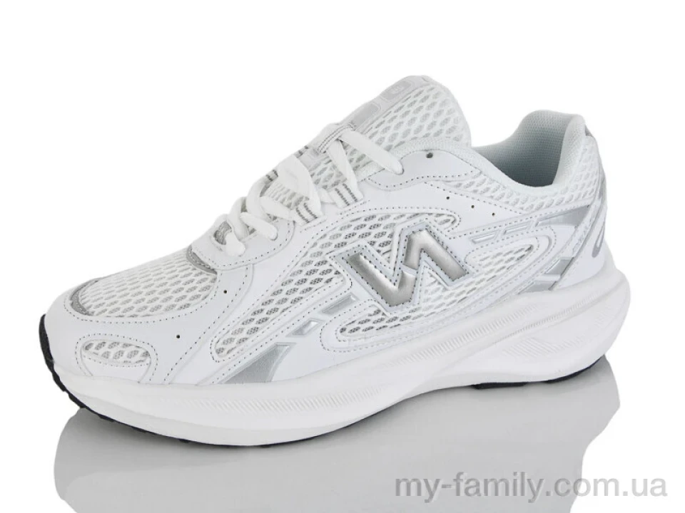 Кросівки штучна шкіра-текстиль білий жінки -, Жіночі кросівки оптом