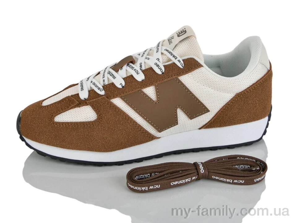 Кросівки штучна замша-текстиль коричневий жінки -, Жіночі кросівки оптом