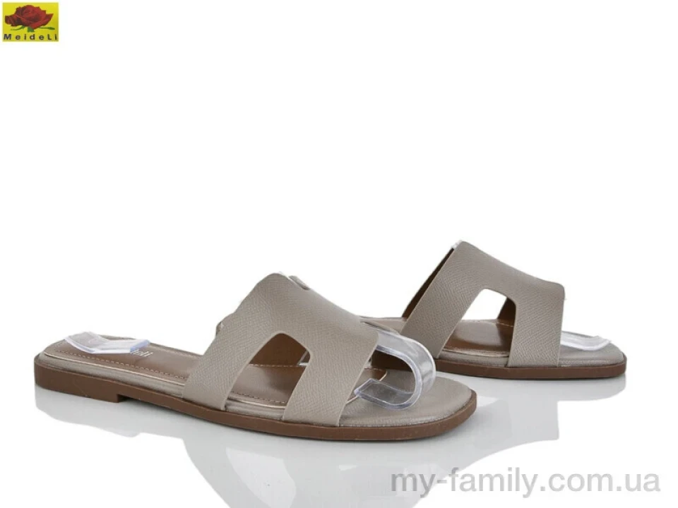 Шльопанці штучна шкіра сірий жінки -, Жіночі шльопанці оптом