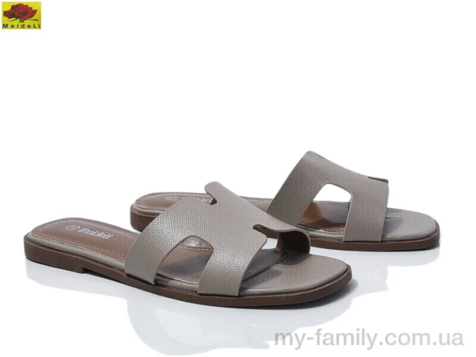Шльопанці штучна шкіра сірий жінки -, Жіночі шльопанці оптом