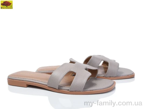 Шльопанці штучна шкіра сірий жінки -, Жіночі шльопанці оптом