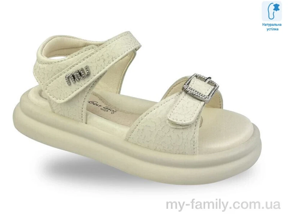 Босоніжки штучна шкіра бежевий діти дівчинка, Взуття оптом діти