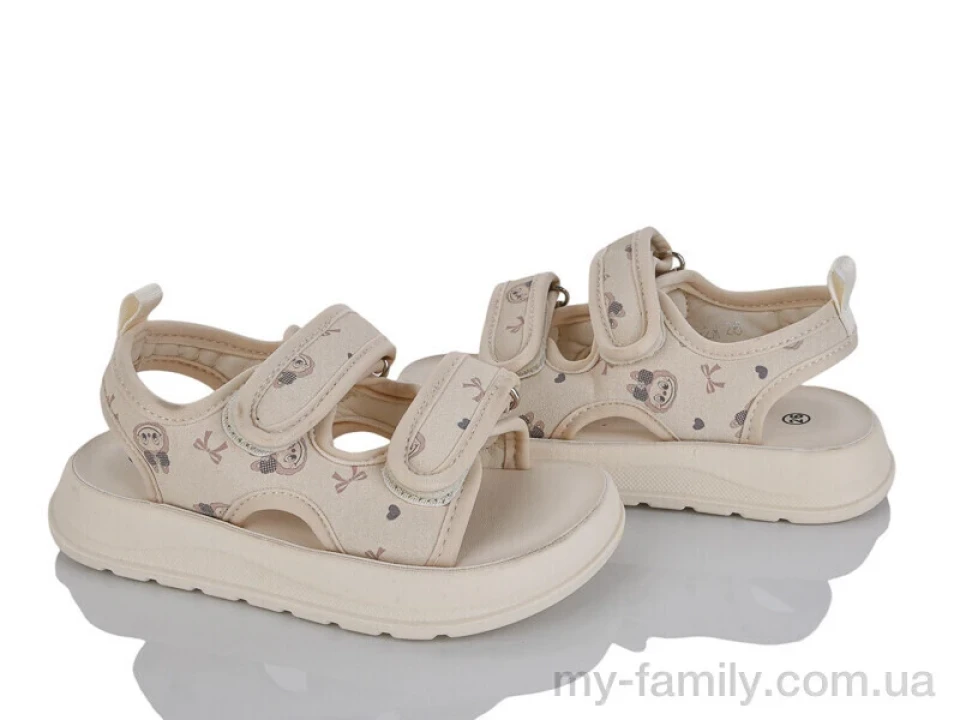 Босоніжки штучна шкіра бежевий діти дівчинка, Взуття оптом діти