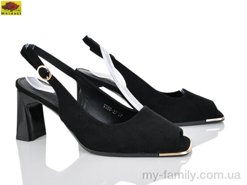 Босоніжки штучна замша чорний жінки -, Жіночі босоніжки оптом