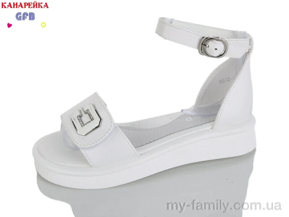 Босоніжки штучна шкіра білий діти дівчинка, Взуття оптом діти