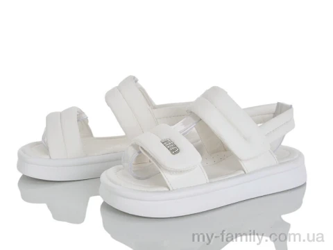 Босоніжки штучна шкіра білий діти дівчинка, Взуття оптом діти