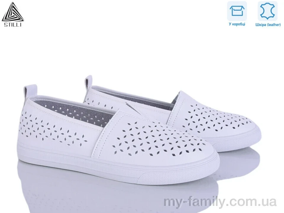 Сліпони натуральна шкіра білий жінки -, Жіночі сліпони оптом