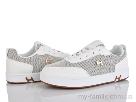 Кросівки штучна шкіра-текстиль білий жінки -, Жіночі кросівки оптом