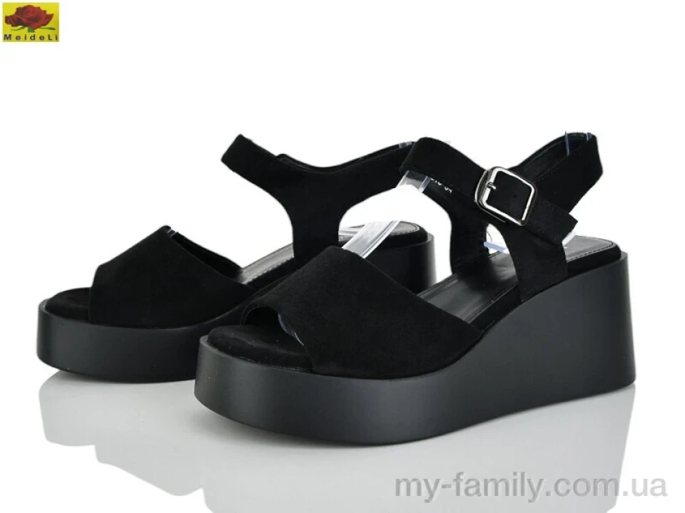 Босоніжки натуральна замша чорний жінки -, Жіночі босоніжки оптом