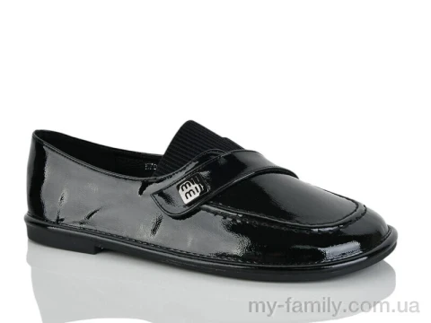 Туфлі штучний лак чорний жінки -, Туфлі жіночі оптом