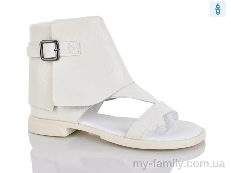 Босоніжки штучна шкіра білий жінки -, Жіночі босоніжки оптом