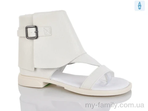Босоножки искусственная кожа белый женщины -, Женские босоножки оптом