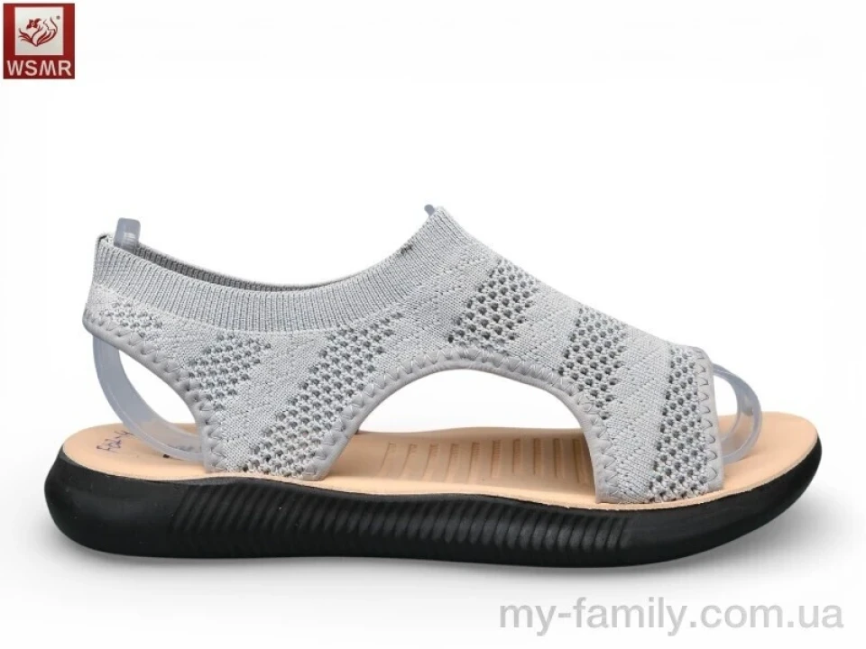 Босоніжки текстиль сірий жінки -, Жіночі босоніжки оптом