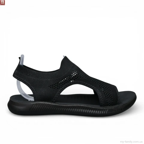 Босоніжки текстиль чорний жінки -, Жіночі босоніжки оптом