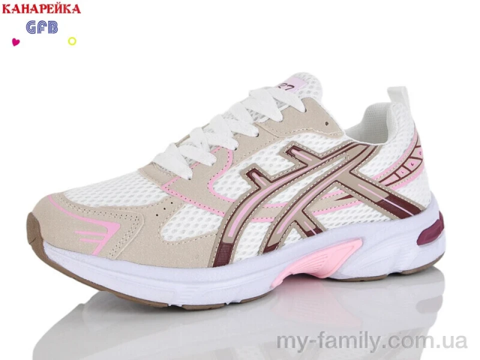 Кросівки штучна шкіра-текстиль бежевий жінки -, Жіночі кросівки оптом