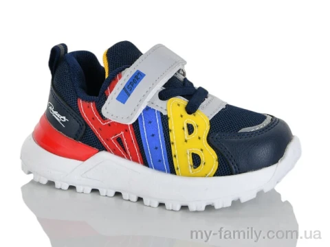 Кроссовки искусственная кожа-текстиль синий дети мальчик, Детски кроссовки оптом