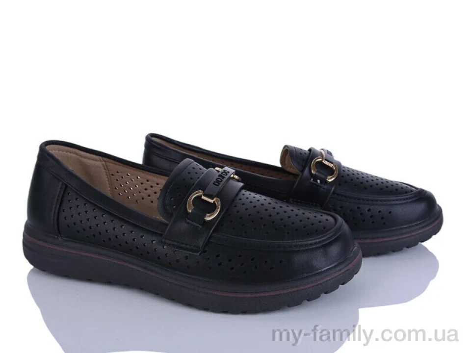 Туфлі штучна шкіра чорний жінки -, Туфлі жіночі оптом