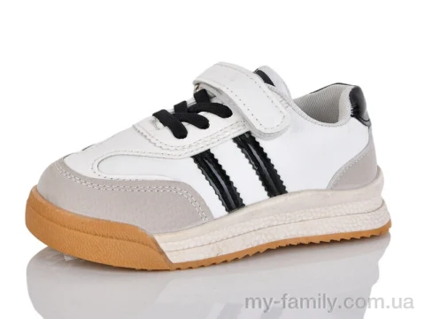 Кросівки штучна шкіра білий діти унісекс, Дитячі кросівки оптом