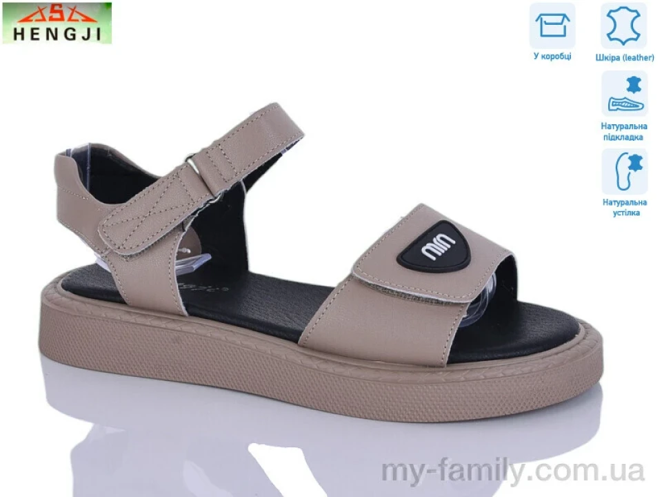 Босоніжки натуральна шкіра коричневий жінки -, Жіночі босоніжки оптом