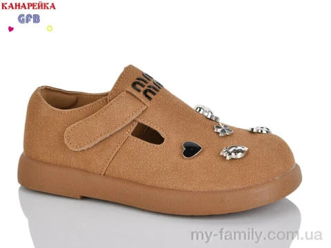 Туфлі штучна замша коричневий діти дівчинка, Дитячі туфлі оптом
