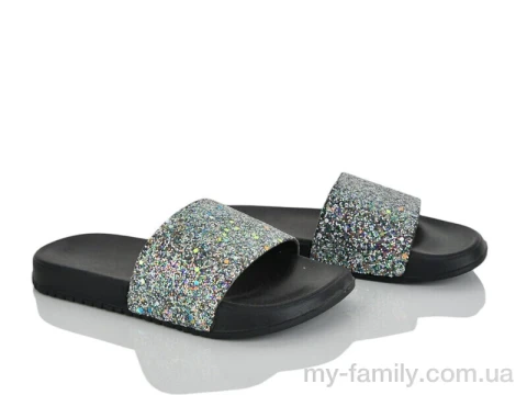 Шльопанці штучний матеріал чорний діти дівчинка, Дитячі шльопанці оптом