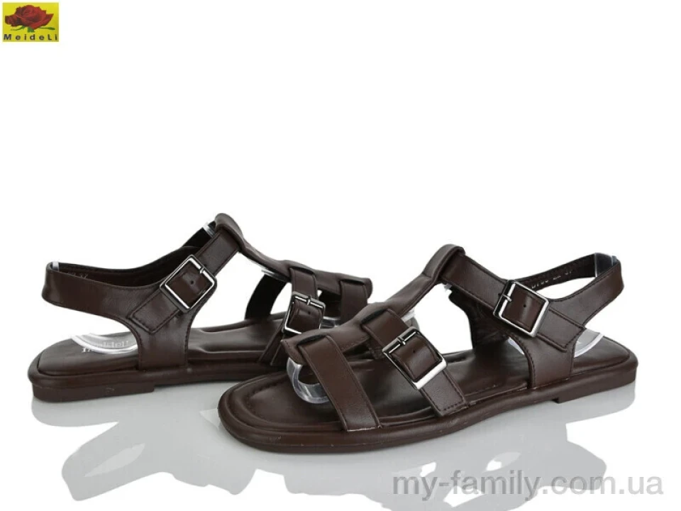 Босоніжки штучна шкіра коричневий жінки -, Жіночі босоніжки оптом