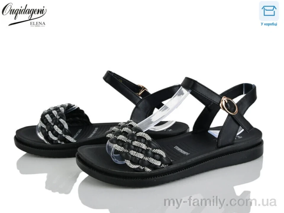 Босоніжки штучна шкіра чорний жінки -, Жіночі босоніжки оптом