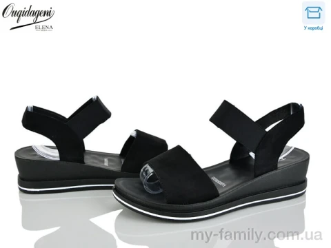 Босоніжки штучна замша-текстиль чорний жінки -, Жіночі босоніжки оптом