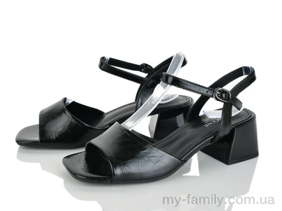 Босоніжки штучна шкіра чорний жінки -, Жіночі босоніжки оптом