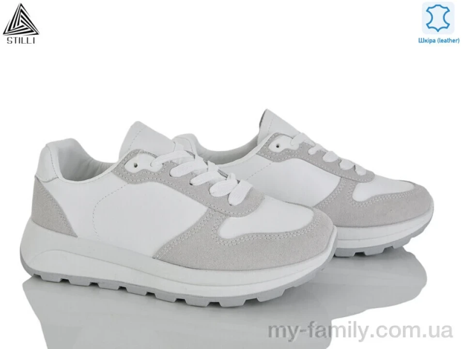 Кросівки натуральна шкіра-натуральна замша білий жінки -, Жіночі кросівки оптом