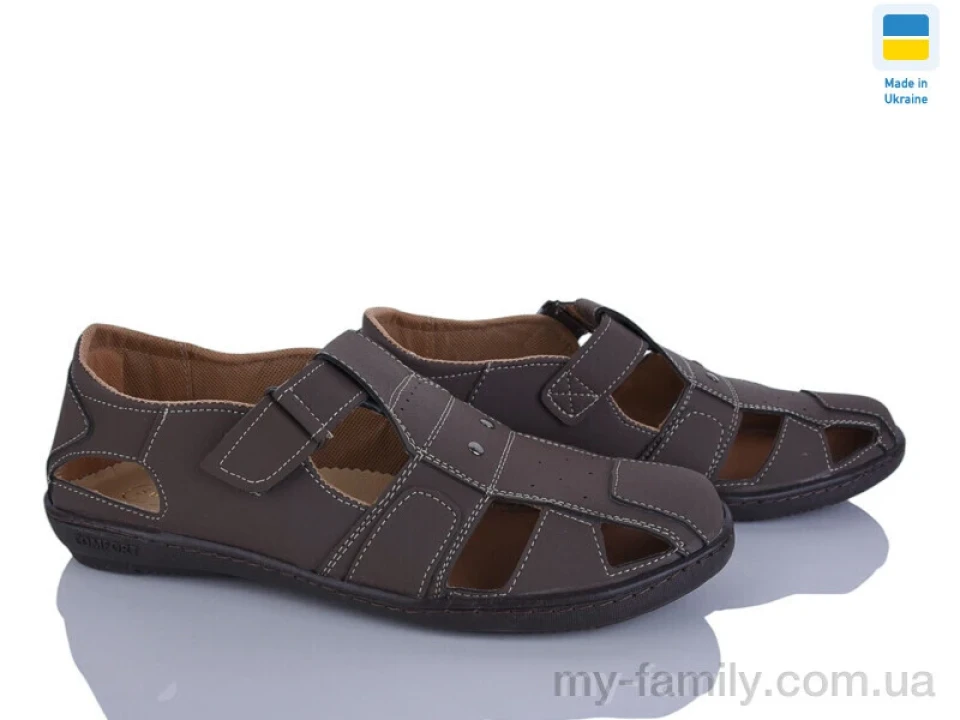 Туфлі штучна шкіра-велюр коричневий чоловіки -, Взуття оптом чоловіки