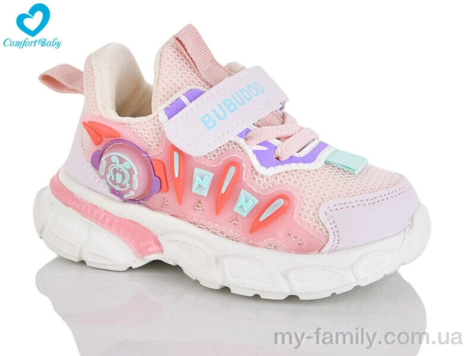 Кросівки штучна шкіра-текстиль рожевий діти дівчинка, Дитячі кросівки оптом