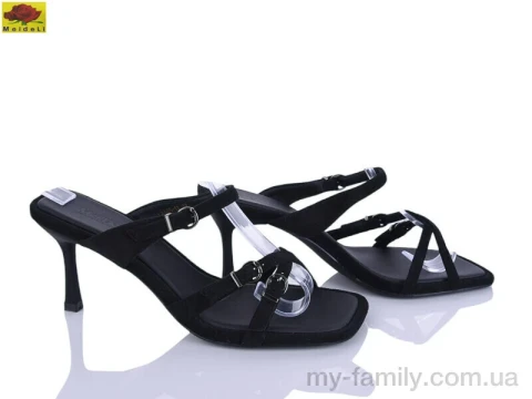 Шльопанці штучна замша чорний жінки -, Жіночі шльопанці оптом